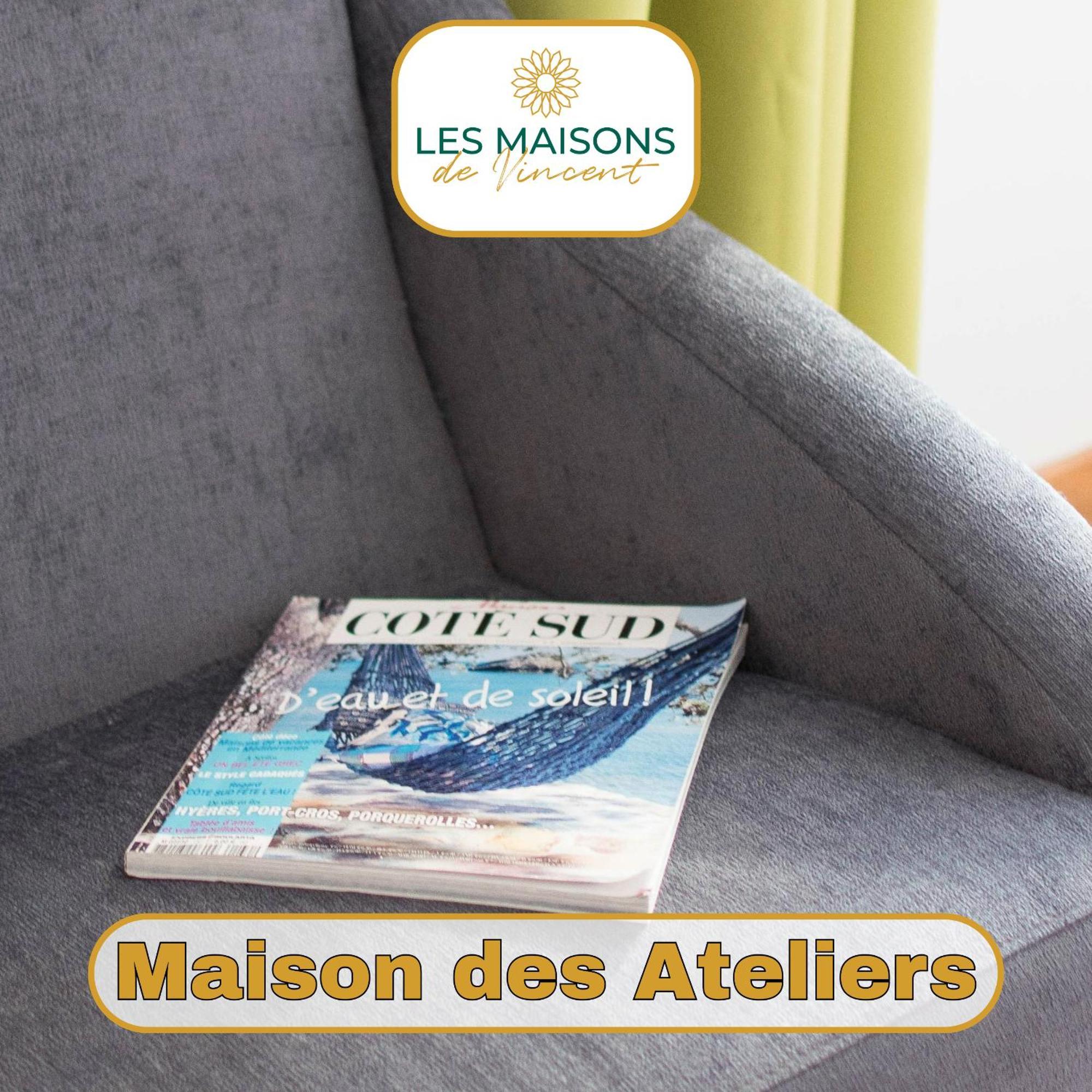 Ferienhaus Ateliers, Terrasse - Parking - Clim